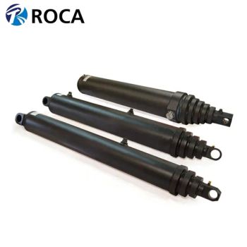 Parker Type Multi Stages S53DC 68 120 Hoist Crane Hydraulic Cylinder - XIAMEN ROCA IMP.& EXP. CO., LTD. - China