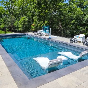 Commercial Fiberglass Rectangular Swimming Pool - Modern Hotel Outdoor SPA & Pool Equipment - Hebei Kaixin Frp Co., Ltd. - China