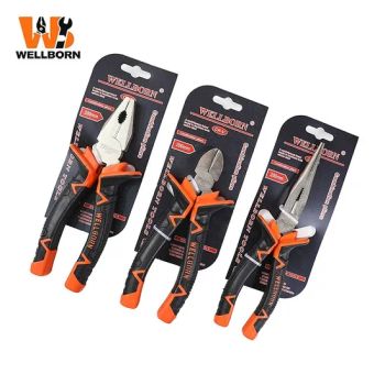 Portable a-002 Needle Nose Large-Ear Handle Automotive Pliers for Ship Repair - Wellborn Tools - China