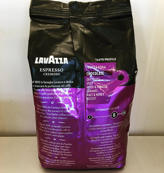 Premium Coffee Lavazza Espresso Italiano Cremoso Medium Roast Coffee Beans 1000g - Sosa Merchant Solutions - Austria