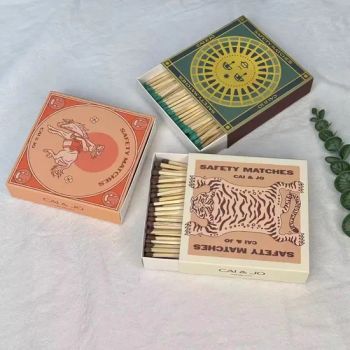 2025 New Customized Logo for Large Box Matches with Design Hot Stamping Box Match UV Indentation Box Matches - Sichuan Yelan International Trade Co., Ltd - China