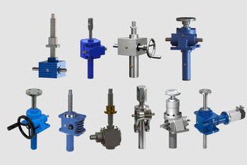 Machine Screw Jack Housing Type Cubic And Classic Gear Mechanism Worm Gear And Bevel Gear Workpiece Dimensions Large, Medium, Small - LiuDrive Transmission Technology (Hebei) Co., Ltd. - China