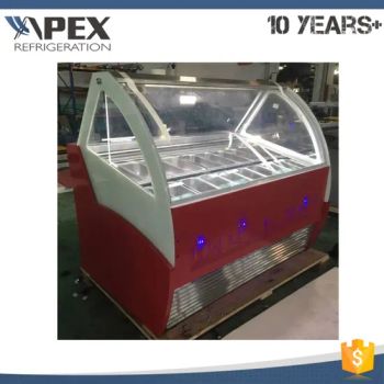 Best Selling Display Freezer/Commercial Cool Storage Cabinet / Salad Bar Refrigerator / Ice Cream Freezer for Restaurant - Apex Refrigeration Equipment Limited - China