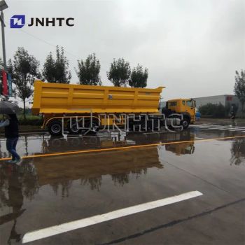50ton Hydraulic Dump Trailer Tipper Hydraulic Cylinder Dump Car Trailers - JINAN HEAVY TRUCK IMPORT & EXPORT CO., LTD. - China