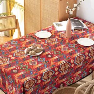Stylish Jacquard Table Runner with Elegant Ethnic Hemmed Design - Tongxiang Roya Textile Co., Ltd. - China