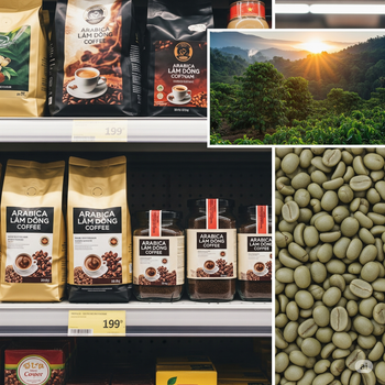 Aribica Lam Dong Coffee Beans  – product photo, Geisha Coffee Beans products found from trusted suppliers, wholesalers, manufacturers & exporters Listing