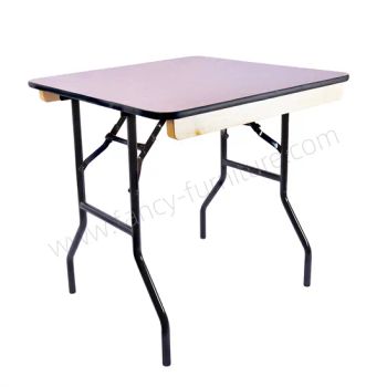 Functional Square Folding Table for Weddings Restaurants Halls Villas for Outdoor Dining - Langfang Fancy Furniture Co., Ltd - China