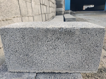 Solid Block Cement Bricks For Compound Wall (16x8x8) Color Grey Thickness 8 inch Size (L x W x H) 16x8x8 Sustainability - Blue Star Hollow Blocks - India