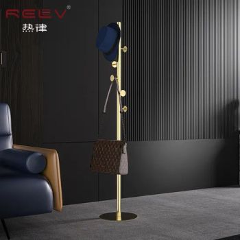 Stainless Steel Coat Rack Freestanding Clothes Hanger Stand Modern Garment Holder - Rui'an Bojue Sanitary Ware Co., Ltd - China