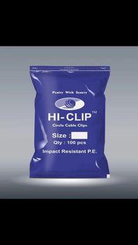 White Pvc Circle Nail Cable Clip, Packaging Size: 100 pieces/packet, Clip Size: 4mm To 25mm - RMS Impex - India