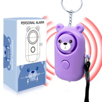Customized 130dB Safe Sound Personal Alarm for Woman Emergency Self-Defense Security Alarms Keychain with LED Flashing Light - Shenzhen Yingshiwei Technology  Co., Ltd. - China