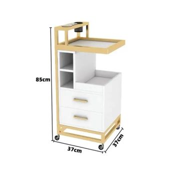 New Barber Shop Cabinet Tool Table Hairdresser Special Shelf Hairdressing Floor Mirror - Henan Eminent Medical Devices Co., Ltd. - China