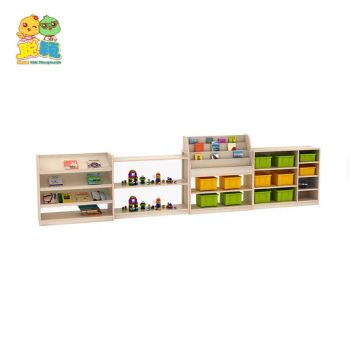 Wooden Storage Shelves School Library Book Shelf, Children Storage Shelves, Kids Bookcase Bookshelf, Kindergarten Furniture - Guangzhou Smart Sports Equipment Co., Ltd. - China