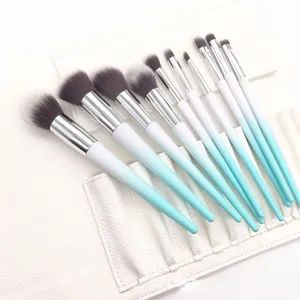 10PCS Wooden Handle Synthetic Hair PRO Cosmetic Tool Makeup Brush - Shenzhen MyColor Cosmetics Co., Ltd. - China