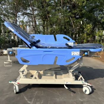 Medical Transfer Cart Stainless Steel Patient Transport Trolley for Hospital Clinic - Qufu Lekang Medical Technology Group Co., Ltd. - China