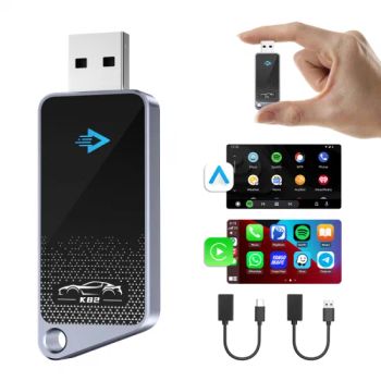 2 in 1 Wireless Carplay Adapter & Android Auto Wireless Adapter Plug&Play Low Latency Fast Connect - Voda Network Inc Co., Ltd - China