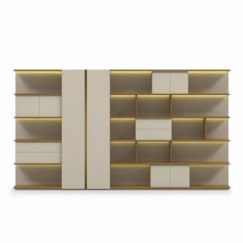 Modern Commercial Furniture Wooden Office File Cabinets Bookcase for Boss Manager Filing Storage Background Cabinet for Bedroom - Foshan Comfort Furniture Co.,Ltd - China
