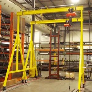 Small Mobile 5Ton Gantry Cranes with Racking Gearbox for Farm and Construction Use - Henan Huasui Heavy Industry Machinery Equipment Co., Ltd. - China