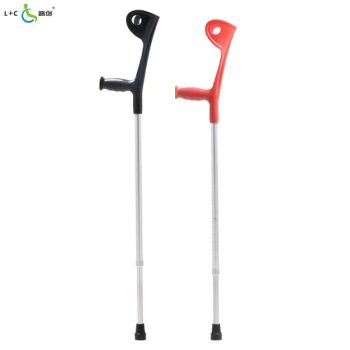 Adjustable Walking Elbow Crutches Elderly Walking Aluminum Stick for Disable - FOSHAN L&C MEDICAL TECHNOLOGY CO., LTD. - China