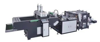 Automatic Punching Vest Plastic Bag Making Machine with Flat Bags, T-Shirt Bags - RUIAN NUOSHENG MACHINE CO., LTD. - China