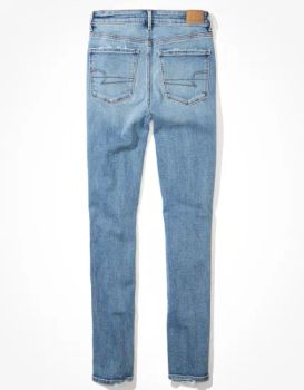 Fashion Ladies Super Stretch Soft Ripped Light Wash Casual Cool-Girl Denim Pant Jeans - G-TOP GARMENTS CO., LTD. - China