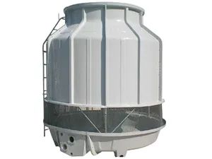 High Performance FRP Shell Cross Flow Cooling System Low Noise Round Industrial FRP Water Open Cooling Tower - Hengrun Group Co., Ltd. - China