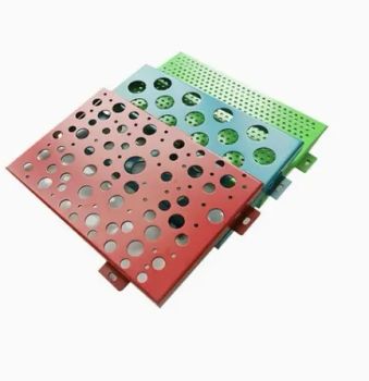 Curtain Wall Cladding Sheets Carved Hollow Perforated Exterior Aluminum Veneer for Building - Hefei Yiwan Architectural Decoration Engineering Co., Ltd. - China
