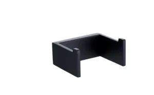 Modern 304 Stainless Steel Matt Black Double Bathroom Coat Hooks (NC4001-MB) - TAIZHOU YINADA SANITARY WARE CO., LTD. - China