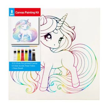 OEM DIY Unicorn Paint by Numbers Canvas Kit with Acrylic Paints – Kids Gift Wholesale - Qingyuan County Hongyun Penindustry Co., Ltd. - China