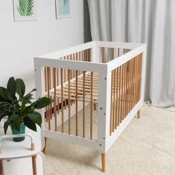 American Wooden Solid Sheet Children Bed Room Europe Customized Safe Solid Wood Baby Cribs Kids' Cribs - Hefei Craft Child Product Co., Ltd. - China