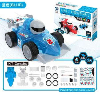 Science and Education Experiment New Energy Vehicle Saltwater Power Racing DIY Assembly Toy Car Saltwater Power Car Toy - Pretty Coast Plastic Toys Co., Ltd - China