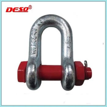 Alloy Steel G2150 Galvanized Screw Pin Lifting Bolt Chain Shackle - Chongqing Deso Lifting Co., Ltd. - China