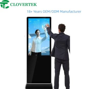 43 49 Inch Indoor Capacitive Touch Screen Monitors 4K LCD Digital Signage Display Media Sinage Display Advertising Player - Clover Industrial Co., Ltd - China