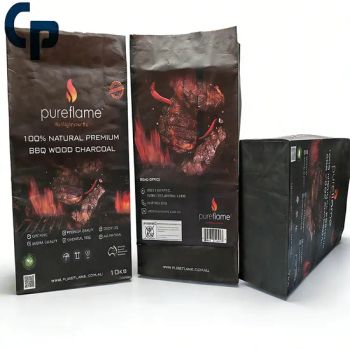 3kg 5kg 8kg 10kg Eco Friendly BOPP Laminated Woven with Handle for Charcoal, Coal, Briquettes, Biofuels, Biomass Pellets, Wooden Pellets Packaging Bag - Qingdao Colorful Printing Packaging Co., Ltd - China
