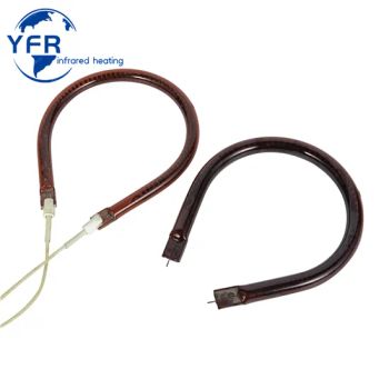 Quartz Heating Tube Infrared Heater Infrared Heating Tube Short Wave Infrared Lamp Short Wave Infrared Heater Gold Plated - Huaian Yinfrared Heating Tech Co., Ltd. - China