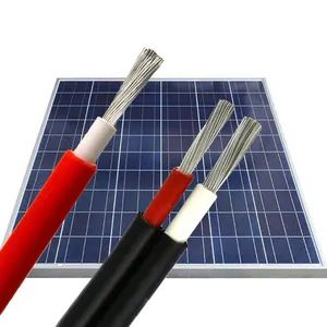 Electrical PV Wire Size 4mm 6mm 10mm 16mm Solar Power Photovoltaic Cable 4mm2 XLPE Insulation PV1-F Grounding PV Solar Extension Solar Panels Electric DC Cables - Zhejiang Tengtai Lightning Protection Technology Co., Ltd - China