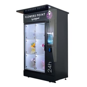 24 Hour Flower Vending Machine Automatic Fresh Flower Bouquet Dispenser Smart Self Service Retail Kiosk - senesie mfg llc - United States