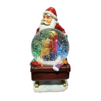 Resin Sculpture Christmas Supplier Water Polo with Music and Light Home Decoration Gifts - Xiamen Silu Technology Co., Ltd. - China