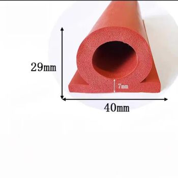 Aluminum Alloy Profiles Om - Type Rubber Seal Strip - Qinghe County Xiuxuan Sealing Co., Ltd. - China