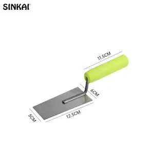 New Style Rubber Handle Building Tools Bucket Scoop Scraper for Drywall Paint Scraper Stainless Steel Putty Knife - TAI ZHOU XIN KAI GROUP CO., LTD. - China