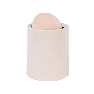 Large Circular Plastic Garbage Bin with Patterns and Sleeves Dustbin - Taizhou Wangting Plastic Spring Co., Ltd - China