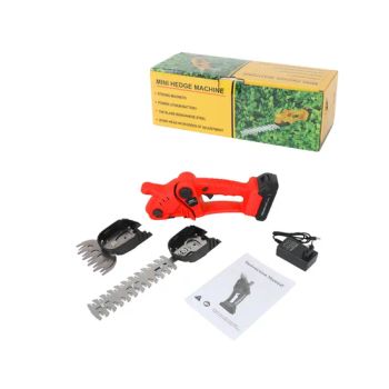 21V Dual Blade Grass Shears 150mm 1500mAh 1200rpm 8mm Gap 80mm Width 38x15x13cm - ZHEJIANG SHALL TOOLS CO., LTD. - China
