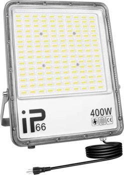 Tapaodu 400W Flood Lights Outdoor, 40000 Lumens Floodlight with Plug 110V Outdoor Work Light LED Security Light 6000K White Exterior Lights - Foshan Nanhai Yiyuan Electric Appliances&Hardware Co., Ltd. - China