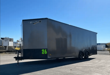 Enclosed Trailers / Enclosed Car Hauler 2025 26ft. Blaze w/Finished Interior & Black-Out Package 0103 - senesie mfg llc - United States