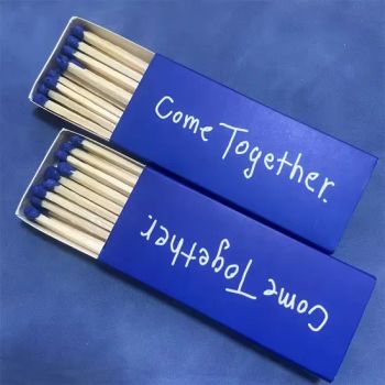 Handmade Matches Festival Gift Candle Matches Wholesale Price Production Gift Colored Matches - Sichuan Yelan International Trade Co., Ltd - China
