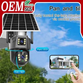 Solar CCTV Camera CMOS 4MP 1080P HD 520tvl 1/3" Waterproof 30m 1Y CE FCC RoHS - Zhangzhou Believe Trading Co., Ltd. - China