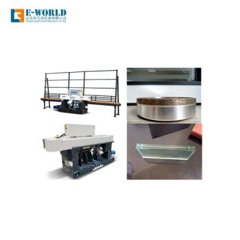 4 Spindles Vertical Glass Grinding Machine for Flat Edges Voltage 380V Condition New Warranty 1 Year Trademark E-WORLD Structure Vertical - Shandong Eworld Machine Co., Ltd. - China