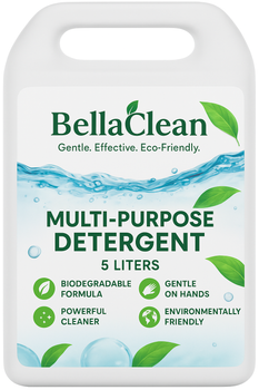 Multi-purpose detergent 5L Versatility High Type biodegradable Drying Process fast Cleaning Power Strong Stain Removal Effective - Bellatti Cotone Regali Pte Ltd - Singapore