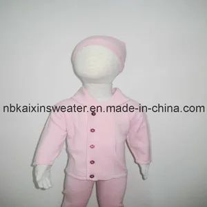 Girl's Plain Pink Bodysuits Sweater (KX-B16) Color Pink Gauge 12gg Gender Girl Origin China Model NO. KX-B16 Technics - Ningbo Kaiji Clothing Co., Ltd - China