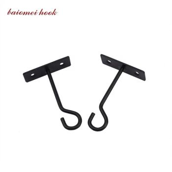 Black Wall Mounted Coat Display Hooks Hanger for Hanging Hat - Gaoyao District Jinli Town Standard Beauty Hardware Factory - China